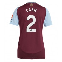 Camiseta Aston Villa Matty Cash #2 Primera Equipación Replica 2024-25 para mujer mangas cortas